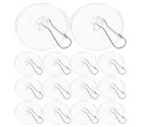 ABOOFAN 50 Pièces Crochets de Plafond Adhésifs Transparente Auto Adhésifs Lot de Accrochez Lanternes et Décorations sans Perçage Convient à Divers Supports Intérieurs pour et Mariages