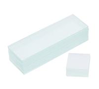 ABOOFAN 50 pièces Lames de Microscope et Verres de Protection Pré-nettoyés Transparence Élevée Bords Rectifiés Surface Uniforme sans Bulles Accessoires pour Laboratoire et Études