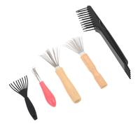 ABOOFAN 5pièces Lot De Brosses Nettoyeurs Pour Brosses à Cheveux Avec Poignée Ergonomique Et Retrait Facile Outil De Nettoyage Pour Usage Quotidien
