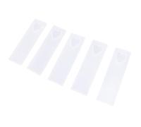 ABOOFAN 5pièces Moules Silicone Cœur pour Marque-Page DIY Résistant Création Artisanale Moule à Insert pour Loisirs Créatifs