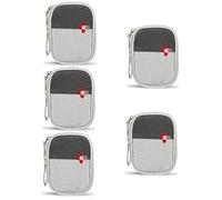 ABOOFAN 5pièces Pochette De Portable Oxford Trousse Médicale Pour Camping Et Randonnée De Soins Et Voyage Pochettes Multi-compartiments Pour Organisation Médicale