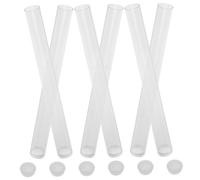 ABOOFAN 6 Pcs Tube de Stockage Parfum Transparent en Acrylique pour Bâtonnets de Parfum et Aromathérapie, Léger et Pratique à Ranger pour Espace de Yoga et Intérieur Maison