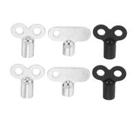 ABOOFAN 6 pièces Clé Purgeur Radiateur Set Outil Purge Air Robinet Chauffage Clé Purger Radiateur Suspension