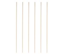 ABOOFAN 6 pièces Kit de Tiges Bambou Robustes pour Chaise de Réalisateur Support Toile de Siège de Remplacement Durables pour Cadre Bambou Installation Facile et Compatibilité