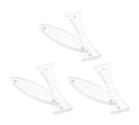 ABOOFAN 6 Pièces Lentille Optique Magnétique Biconvexe et Biconcave en | Points Magnétiques Intégrés, Finition Mate Double Face, Transport Facile, pour Démonstrations de Propagation Lumineuse