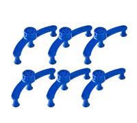 ABOOFAN 6 Pièces Pince à Plantes Réutilisable en Plastique Bleu | Contrôle la Direction de Croissance, Résistant à L’usure, pour Branches et Jardinage, Outil Pratique