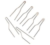 ABOOFAN 6 pièces Pointe de Pyrogravure Bois avec Fil Chauffant Haute Impédance Embouts Métalliques Durables pour Stylo Brûleur DIY Kit Remplacement pour Pyrograveur Professionnel