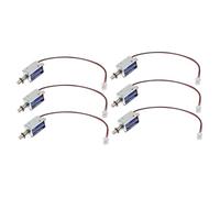 ABOOFAN 6 pièces Solénoïde Mini Push Pull Dc Électroaimant Compact à Mouvement avec Retour Ressort pour Automatisation
