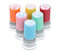 ABOOFAN 6 pièces Tampons de Récompense Français pour Garçon Fille Auto-encreurs Petits Tampons Éloge pour Enseignants Ensemble pour Correction de Devoirs et Motivation Classe