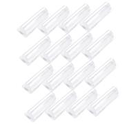 ABOOFAN 60 pièces Lot de Pochettes Transparentes Plastique pour Soin des Lèvres Étui Clair Polyvalent pour Cartes Billets et Créations DIY Léger et Portable pour Cadeaux et Rangement