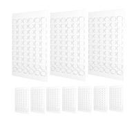 ABOOFAN 600 Pastilles Adhésives Double Face Transparentes Points de Colle Solides Pâte Adhésive Multi-Usages pour Maison Bureau et Musées Autocollants Discrets et Solide