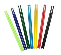 ABOOFAN 7 paires Baguettes de Batterie Nylon Légères de Sticks pour Percussion Adaptées Aux Débutants et Musiciens Utilisation Polyvalente pour Batterie Acoustique et Fanfares