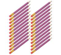 ABOOFAN 72 Pièces Crayons en Bois Hexagonaux pour Dessin et Écriture | Bois Pourpre, Format Court, Usage Scolaire et Prise de Notes, pour Étudiants en Architecture et Débutants