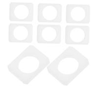 ABOOFAN 8 Pièces Bague de réparation de siège Voiture kit de réparation siège Auto Plastique Blanche