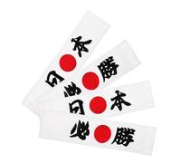 ABOOFAN 8 pièces Bandeau Japonais Ninja Réglable Tissu Respirant pour Karaté Chef Sushi Cosplay Fête