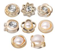 ABOOFAN 8 pièces Épingles Magnétiques pour Hijab Boutons Magnétiques pour Vêtements Fixation sans Couture pour Foulards Cardigans et Chemises Fermoirs Décoratifs Sécurisés