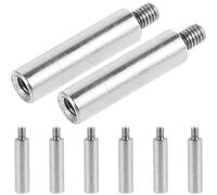 ABOOFAN 8 pièces Extension Bar for Music Box Spindle Replacement Kit Metal Extension Rods for Antique Music Box Movement Home DIY Accessories