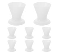 ABOOFAN 8 Pièces Gobelet de Mélange en Silicone pour Résine, Base | Résistant aux Produits Chimiques, Bord Lisse et Intérieur sans Joint, Versement Contrôlé, Nettoyage Facile