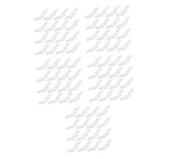 ABOOFAN 80 Pièces Enrouleur de Corde à Rideau Crochet de Taquet de Corde de sécurité Enrouleur de Cordon Aveugle de sécurité Support de Rideau Pompon Transparent