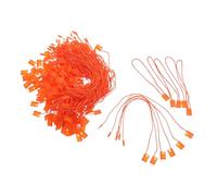 ABOOFAN 990 Pièces Cordon Polyester Pour Étiquettes Avec Boucle À Fermeture Simple Orange Corde Suspendue Résistante Pour Étiquettes Vêtements Prix Bagages Attaches Faciles