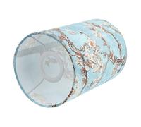 ABOOFAN Abat Jour Cylindre en Tissu Moderne pour Lampe de Table Bleu, Facile à Démonter, sans Éblouissement, Accessoire Maison Bureau