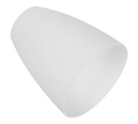 ABOOFAN Abat-Jour en Plastique Blanc 40Mm pour Lampe de Bureau, Design Fonctionnel Trou Central, Usage Intérieur pour Chambre, Bureau ou Hôtel, Protection L’Éblouissement, Facile à