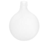 ABOOFAN Abat-jour en Verre Blanc Laiteux Rond pour Douille G4, Protection Multifonctionnelle de L'ampoule, pour Lampe de Chevet et Hôtel
