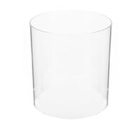 ABOOFAN Abat-Jour en Verre pour Lampe À Huile KéRosèNe CheminéE De Remplacement Transparente Couvercle Coupe-Vent pour Lampe À Huile Abat-Jour Clair 4.65 Pouces