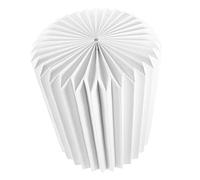 ABOOFAN Abat-jour Origami Plissé En Papier Blanc Pliable, Décoration Lumineuse Pour Salon Et Bureau, Abat-jour Moderne De Lanterne, Accessoire Lampe Versatile Pour Restaurant Et Maison