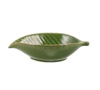 ABOOFAN Abreuvoir Abeille en Céramique Station D'arrosage pour Abeilles de Jardin Forme Feuille Vert et Insectes Utiles Décor Éducatif Extérieur pour Garçon et Filles