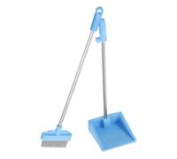 ABOOFAN Accessoires De Décoration pour Maison De Poupée Mini Balai Et Pelle à Poussière Bleue Ensemble Miniature Compact pour Jeu Et Scène Miniature