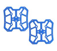 ABOOFAN Adaptateur Pédale Vélo Auto-bloquant Bleu Plaque de Verrouillage Antidérapante pour Pédales Clipless Conversion Rapide pour Vélo de Route et VTT et Polyvalent