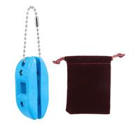 ABOOFAN Affûteur Patins Glace Blanche Antidérapant Aiguiseur Hockey avec Pochette de Rangement et Chaîne Portable Entretien Rapide des Lames de Patin à Glace Couleur Couleur Aléatoire