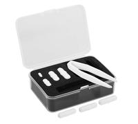 ABOOFAN Agitateur Magnétique de Laboratoire Ptfe, Barre D'agitation Aimantée Petite Taille, Kit 5 Pièces, Mélangeur de Liquides Précis, Tige Magnétique Résistante Haute Réutilisable