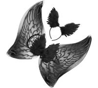 ABOOFAN Ailes Ange Costume Cosplay Serre-tête Mignon Accessoire Décoratif Pour Fête Carnaval Bal Masqué