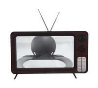 ABOOFAN Amplificateur D'écran pour Smartphone au Design Rétro TV Vintage en Abs et Acrylique, Agrandisseur Portable pour Marathons de Films et Jeux
