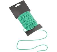 ABOOFAN Attache de Jardin, Lien de Jardinage Souple, Vert, 1 Rouleau, Plastique et Fil de Fer, pour Arbustes et Fleurs, Fixation des Plantes en Jardinage Attacher des Branches