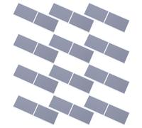 ABOOFAN Autocollants à Gratter Rectangulaires 72X41 MM Lot de 50 Feuilles Adhésives DIY pour Programmes de Récompenses Événements Festifs et Jeux Scolaires