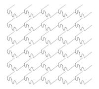 ABOOFAN Baguettes de Soudure en Acier Carbone 0,8 Mm Forme Ondulée pour Réparation Précise Pare-chocs Automobiles, Lot de 500 Pièces Argentées
