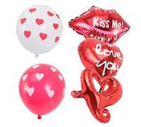 ABOOFAN Ballons Forme de Cœur Décorations pour Mariages Saint Valentin Fiançailles et Anniversaires Ballons Aime