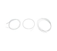 ABOOFAN Bandes de Bordure Accessoires Décoratifs Pratiques en Plastique Blanc 3 Pièces Flexibles et Gain de Place, Largeurs 2mm, 4mm et 6mm pour Guitare et Ukulélé