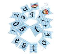 ABOOFAN Bannière Accessoires Oktoberfest Matériau Robuste Rapide Unique Thème Oktoberfest Banderole