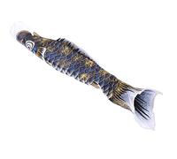 ABOOFAN Bannière De Carpe Bronzante Décor De Drapeau Suspendu Drapeau De Jardin Chinois Manche à Air Koinobori Cerf-volant De Poisson Manche à Air Carpe Polyester Japon Extérieur