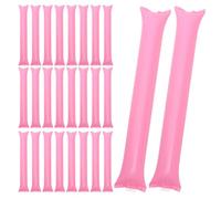ABOOFAN Bâtons de Tonnerre Gonflables et Dynamiser l'esprit D'équipe 100 en PE Rose Légers et Portables pour Encourager Les Fans Lors des Événements Sportifs