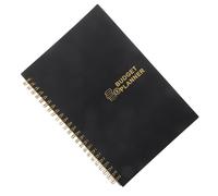 ABOOFAN Bloc-notes et Développer Habitudes de Budget Noir en Papier Planificateur Mensuel Pratique pour Atteindre Objectifs Financiers pour Bureau et Maison