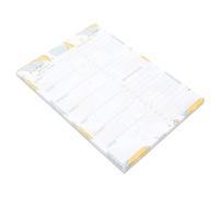 ABOOFAN Bloc-notes Magnétique pour Liste de Courses Calendrier Aimanté pour Réfrigérateur et Bureau Épais et Détachable Organise Planning et Rappels Au Quotidien