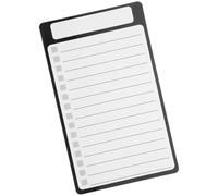 ABOOFAN Bloc-notes Pet Liste, Magnétique pour Courses Noire Réfrigérateur