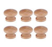 ABOOFAN Bois Bouton de Meuble Style Champignon Trou 30 Pièces, Rond