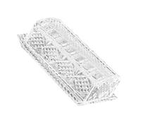 ABOOFAN Boîte à Beurre Verre Rectangulaire avec Couvercle Relief Récipient Alimentaire Polyvalent pour Stockage de Beurre et Snacks Design Transparent Élégant pour Table