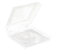 ABOOFAN Boîte à Cils Transparente Portable avec Fenêtre et Support Rond Organiseur Léger et Compact pour Extensions de Cils Rangement Pratique Voyage